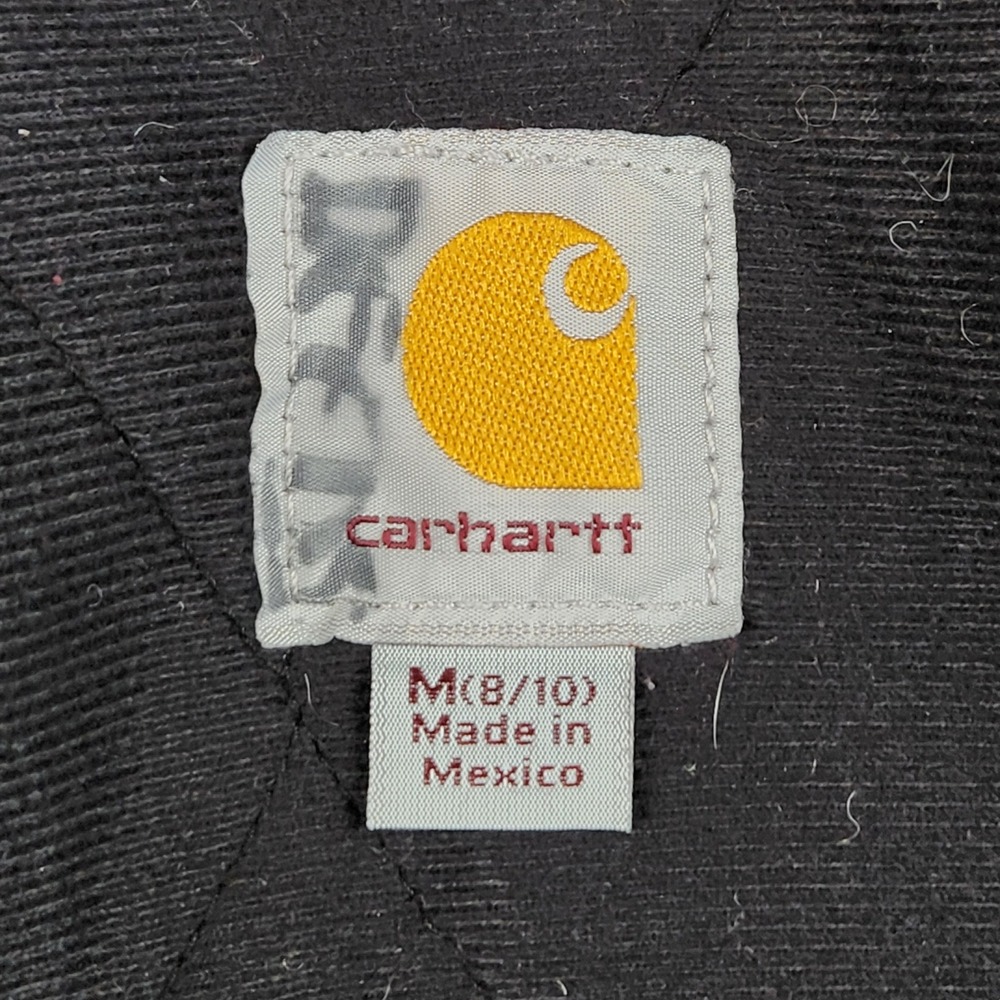 Carhartt Washed Duck Active Jacket Womens Medium 8 10 Crabapple Hooded WJ130-624 - Picture 6 of 12